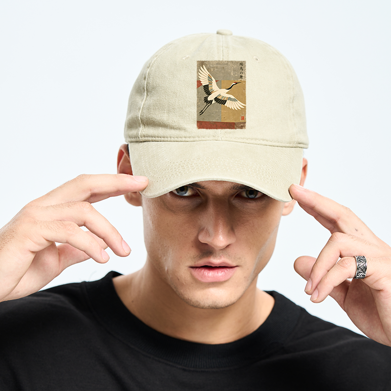 Tokyo-Tiger Crane Spirit Washed Cap