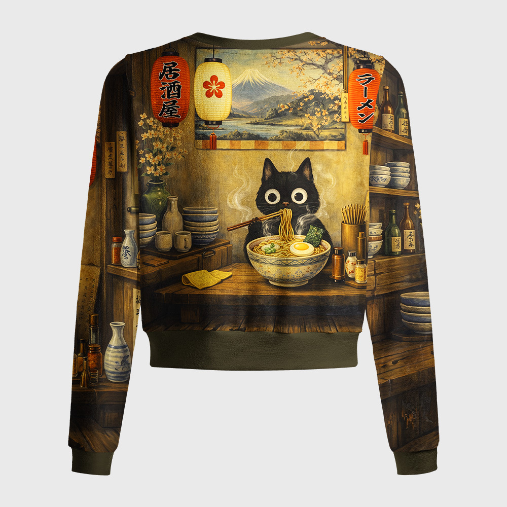 Tokyo-Tiger The Cozy Ramen Spot Women's Lightweight Cardigan