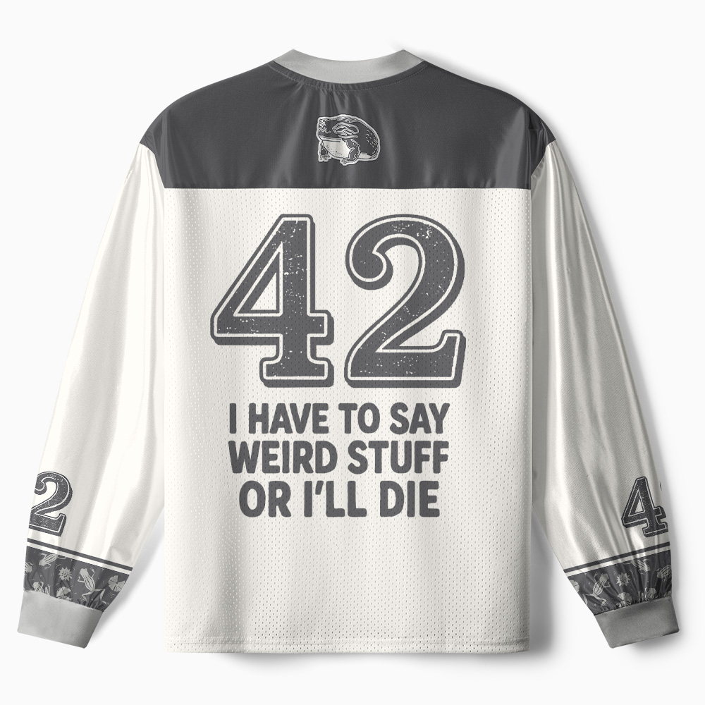 Tokyo-Tiger Weird Frog Funny Meme Chaos Edition Paneled Long Sleeve Jersey
