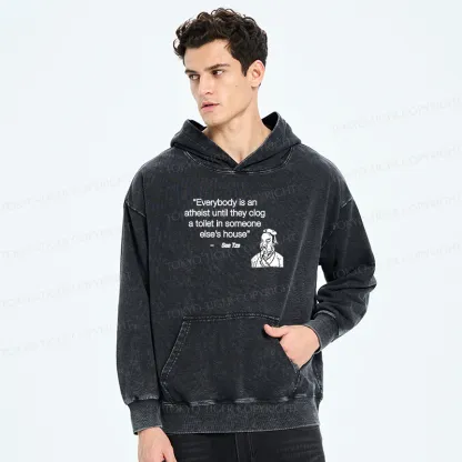 Tokyo-Tiger Funny Sun Tzu Saying Washed Hoodie