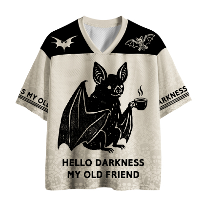 Tokyo-Tiger Funny Coffee Bat Mesh Jersey