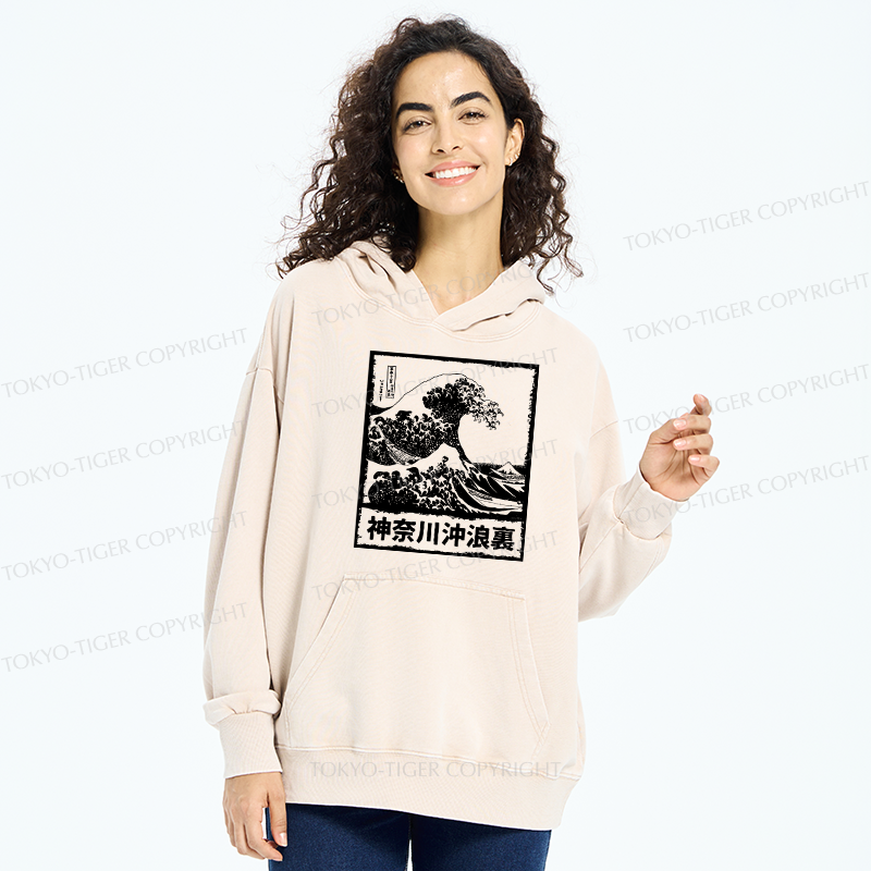 Tokyo-Tiger Legendary Wave Washed Hoodie