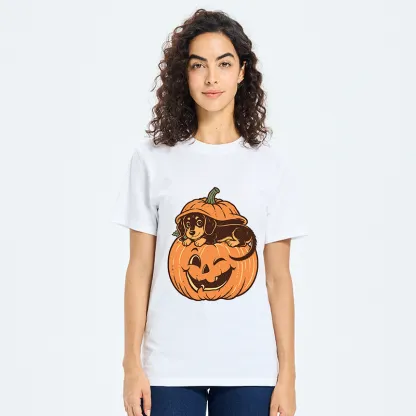 Tokyo-Tiger Retro Pumpkin Dog Classic T-Shirt