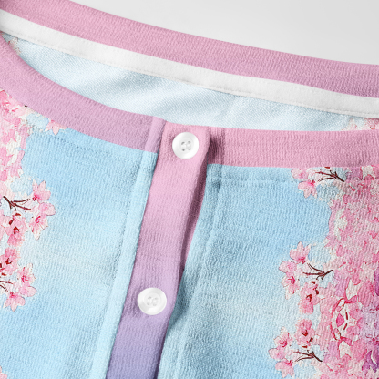 Tokyo-Tiger Japan’s Mount Fuji And Cherry Blossoms Women's Lightweight Cardigan