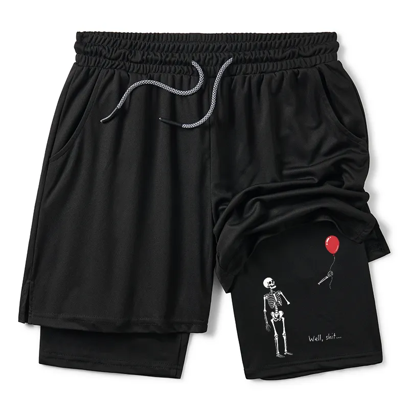 Tokyo-Tiger Skeleton Balloon Meme Training Shorts Sale