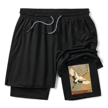 Tokyo-Tiger Crane Spirit Training Shorts