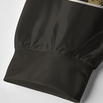 Tokyo-Tiger Samurai Black Cat Paneled Long Sleeve Jersey