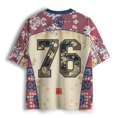Tokyo-Tiger Kimono Cat Princess Mesh Jersey