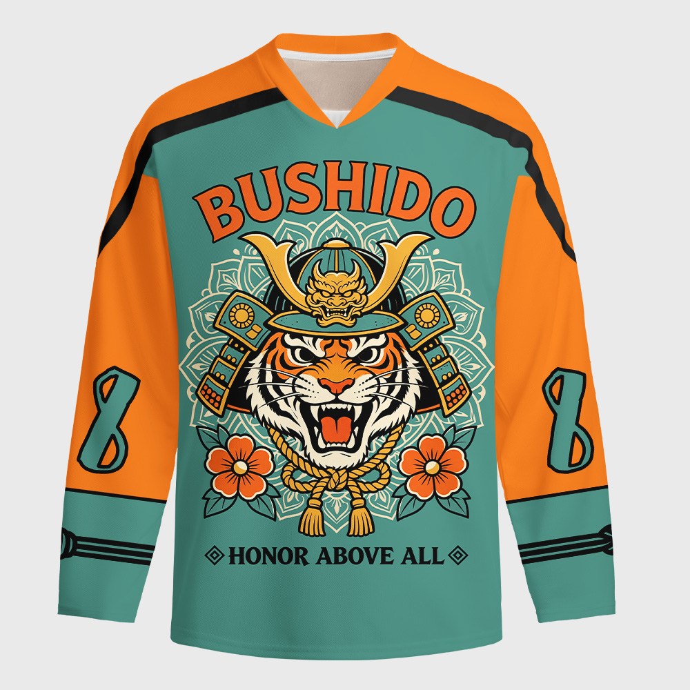 Tokyo-Tiger Bushido Tiger Long-Sleeve Hockey Jersey