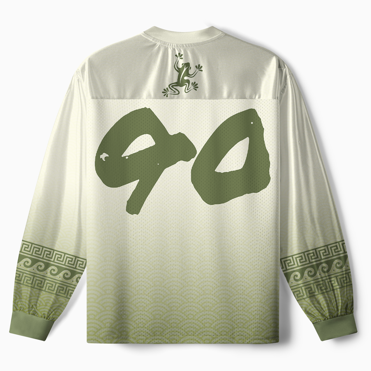 Tokyo-Tiger Oriental Japanese Aesthetic Frog Paneled Long Sleeve Jersey