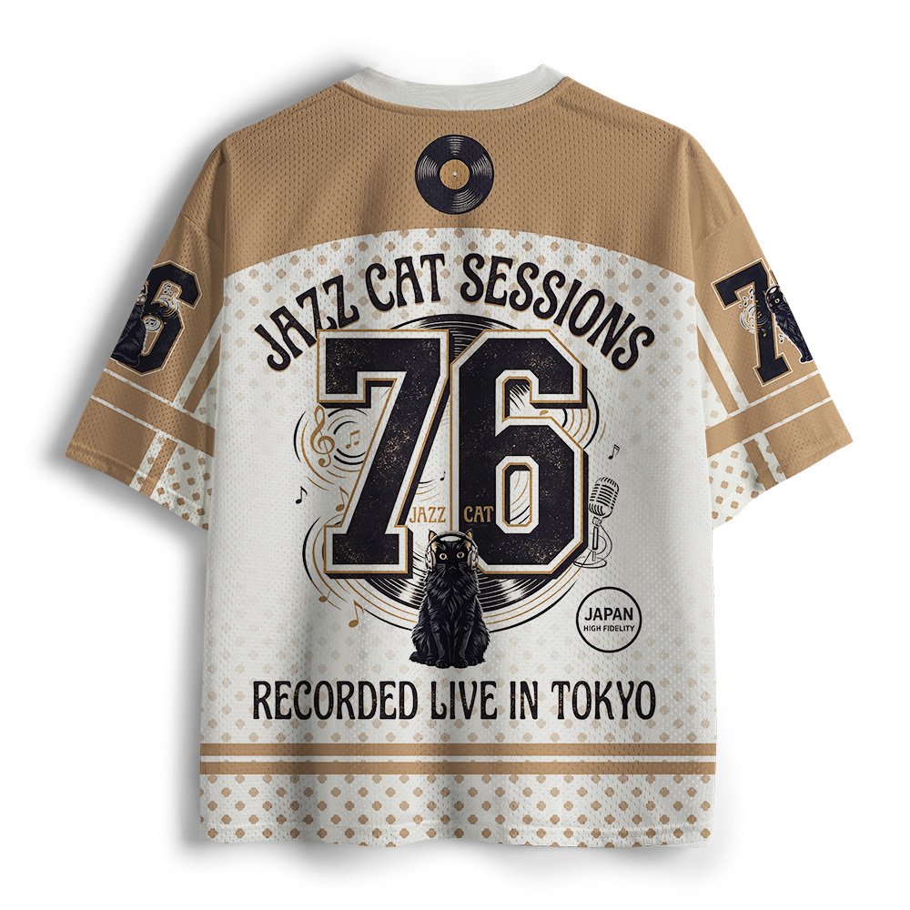 Tokyo-Tiger Jazz Cat Sessions Mesh Jersey