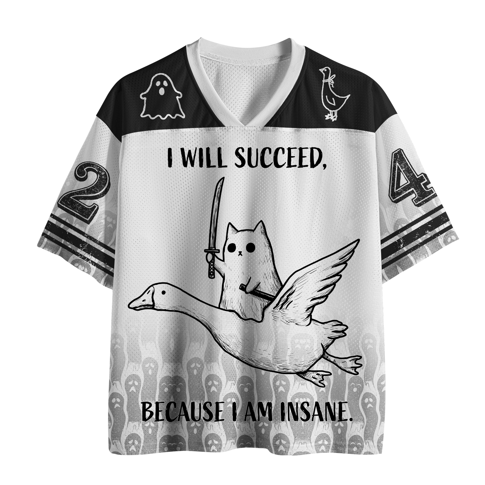 Tokyo-Tiger Crazy Goose Crazier Ghosts Mesh Jersey