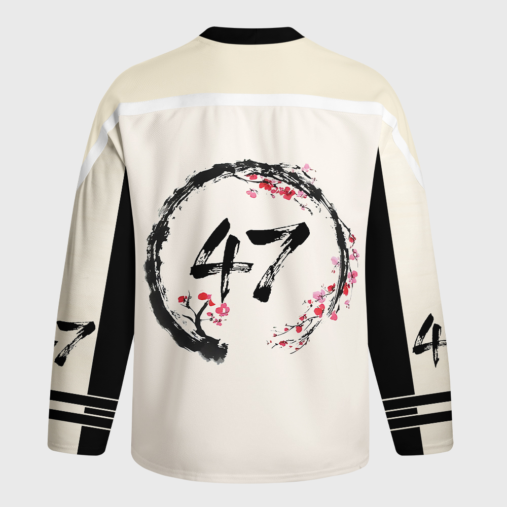 Tokyo-Tiger Justice Kanji Long-Sleeve Hockey Jersey