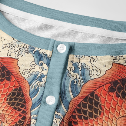 Tokyo-Tiger Ukiyo-E Cat Geisha Koi Fish Women's Lightweight Cardigan