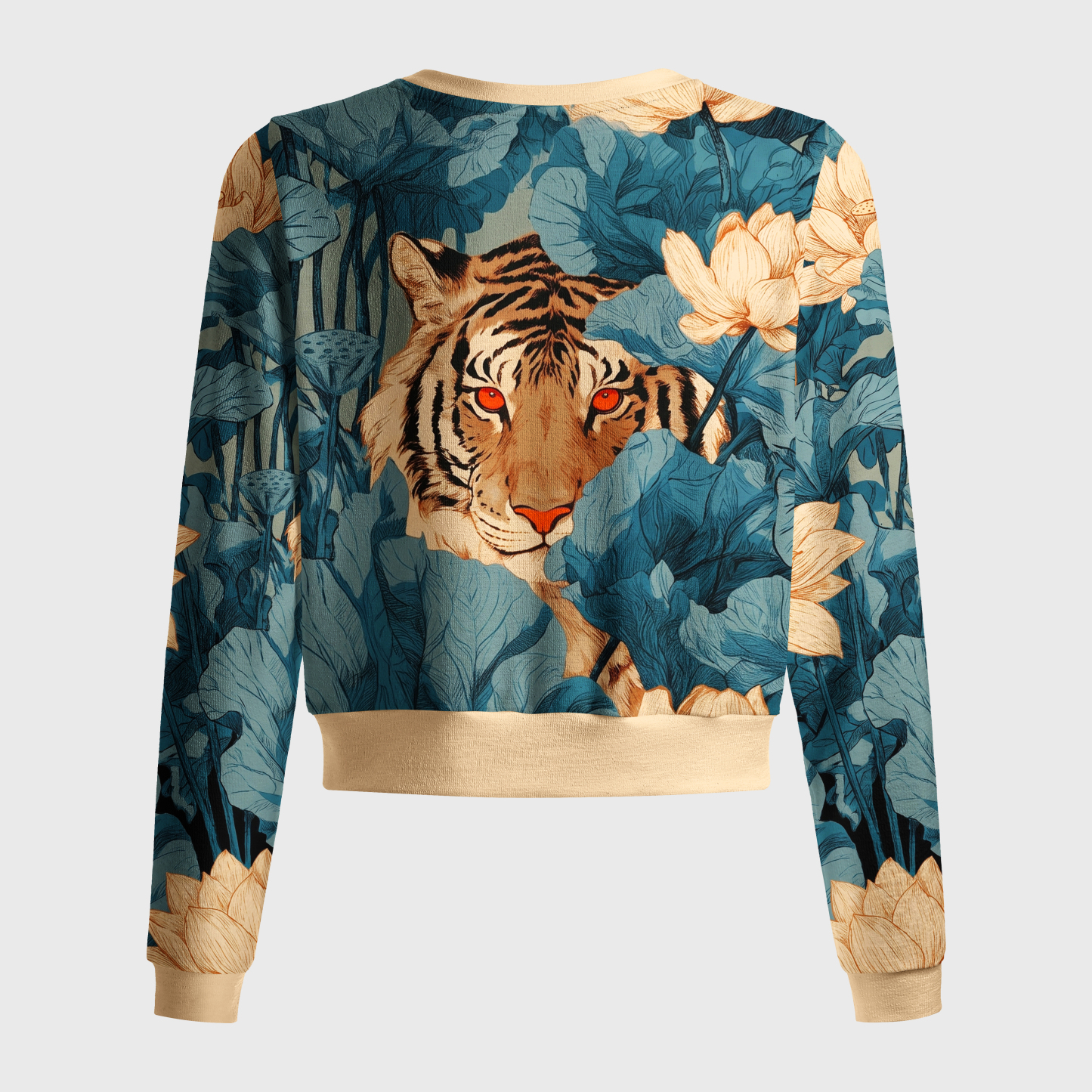 Tokyo-Tiger Jungle Whisper: Silent Tiger Women's Lightweight Cardigan