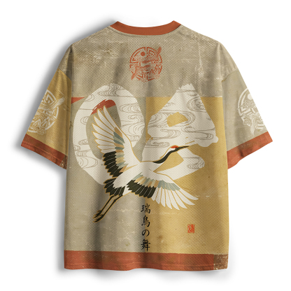 Tokyo-Tiger Crane Spirit Mesh Jersey