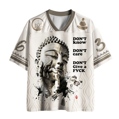 Tokyo-Tiger Funny Zen Oriental Ink Art Mesh Jersey