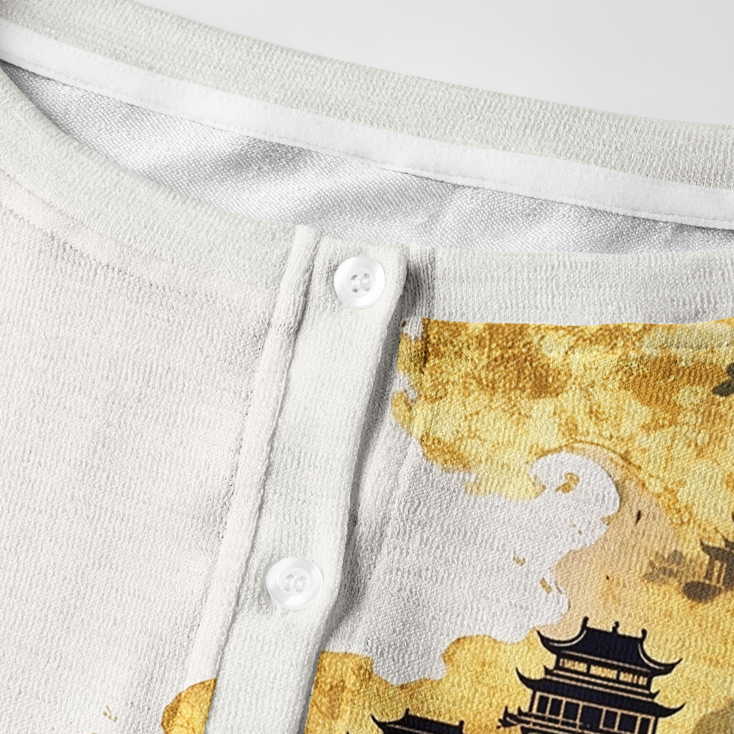 Tokyo-Tiger Gold Foil Mountain Deer Art Women's Lightweight Cardigan