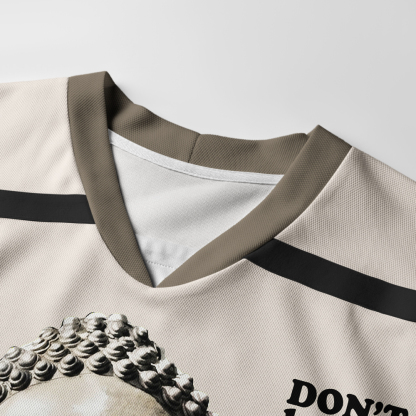 Tokyo-Tiger Funny Zen Oriental Ink Art Long-Sleeve Hockey Jersey