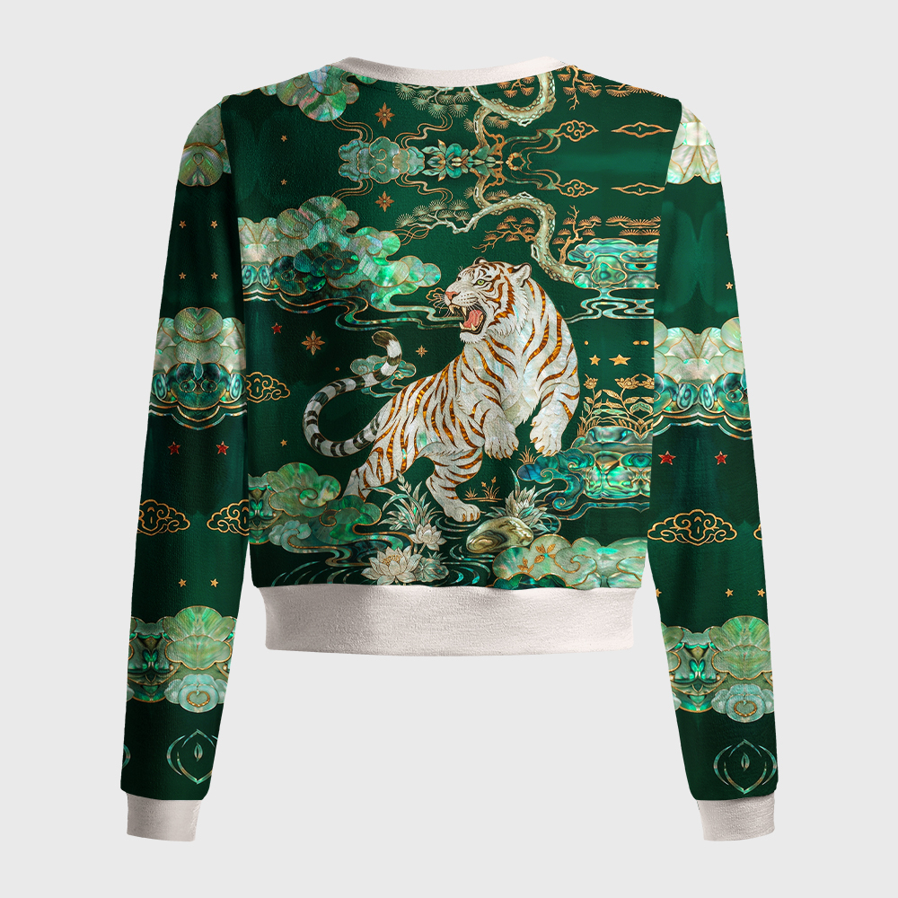 Tokyo-Tiger Mighty Tiger Rises Women's Lightweight Cardigan