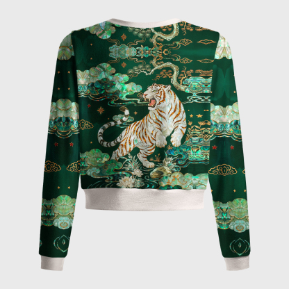 Tokyo-Tiger Mighty Tiger Rises Women's Lightweight Cardigan