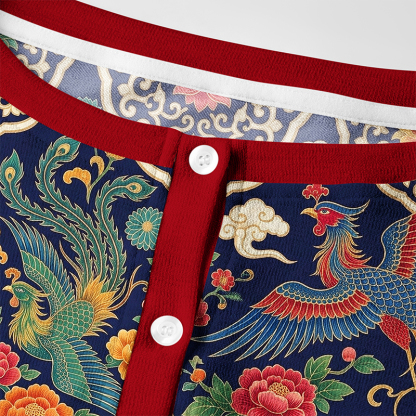 Tokyo-Tiger Auspicious Dragon Phoenix Women's Lightweight Cardigan