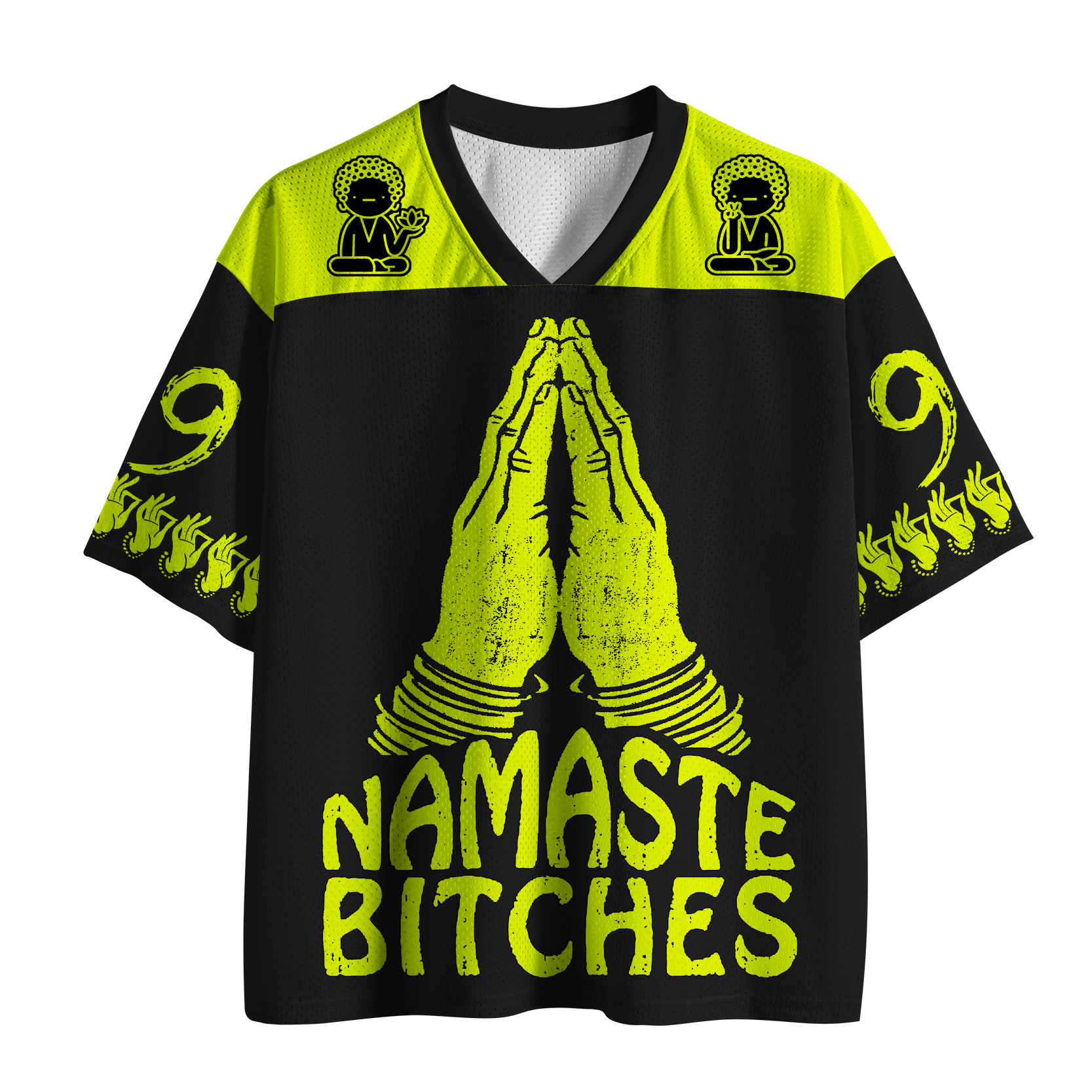 Tokyo-Tiger Zen Vibes Only Mesh Jersey