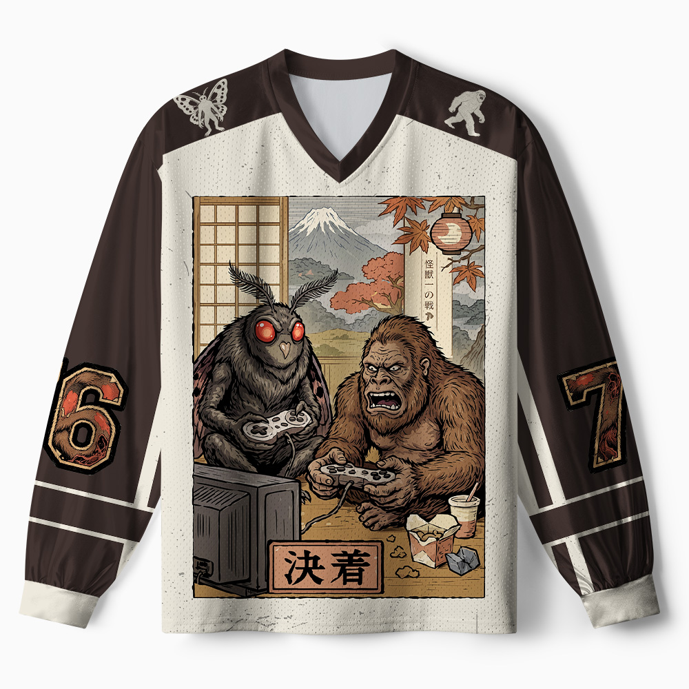 Tokyo-Tiger Mythic Game Battle Paneled Long Sleeve Jersey