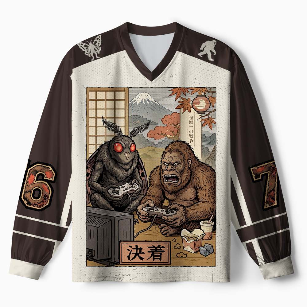Tokyo-Tiger Mythic Game Battle Paneled Long Sleeve Jersey