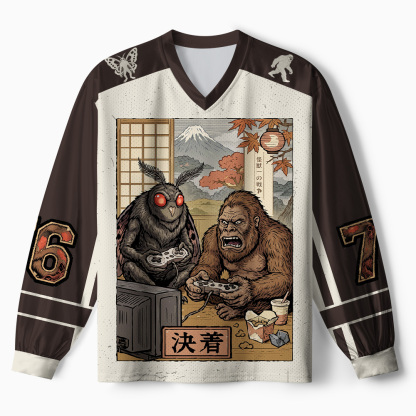 Tokyo-Tiger Mythic Game Battle Paneled Long Sleeve Jersey