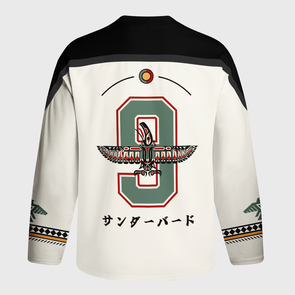 Tokyo-Tiger Sacred Thunderbird Long-Sleeve Hockey Jersey