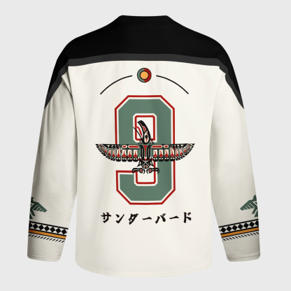 Tokyo-Tiger Sacred Thunderbird Long-Sleeve Hockey Jersey