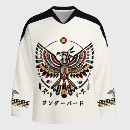 Tokyo-Tiger Sacred Thunderbird Long-Sleeve Hockey Jersey
