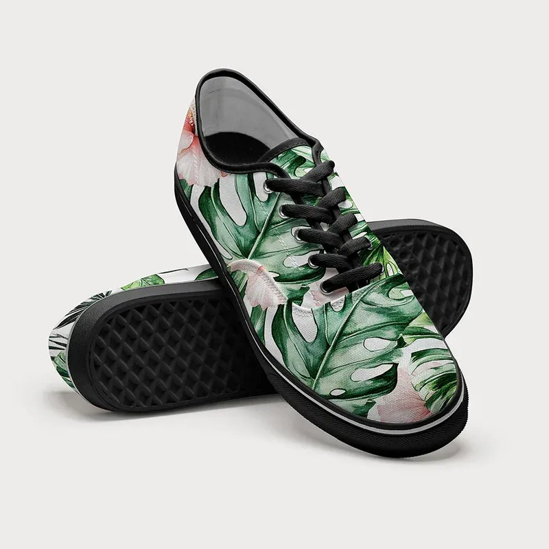 Tokyo-Tiger Island Blossoms Canvas Shoes