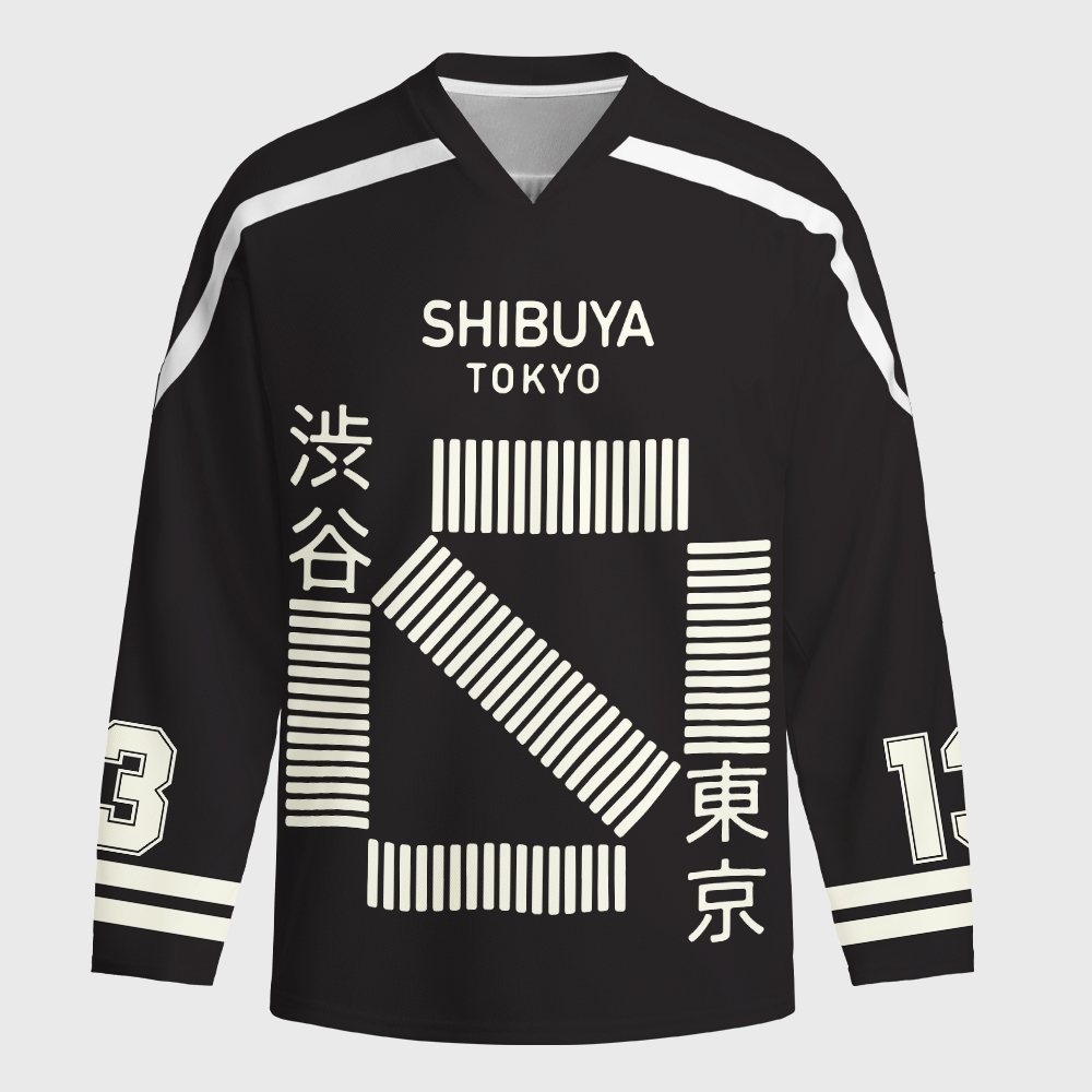 Tokyo-Tiger Trip To Tokyo Long-Sleeve Hockey Jersey
