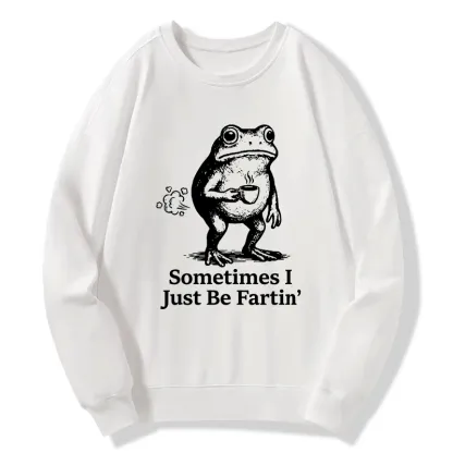 Tokyo-Tiger Farting Frog Funny meme Classic Sweatshirt