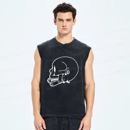 Tokyo-Tiger Funny Cat Eating Fish Washed Tank