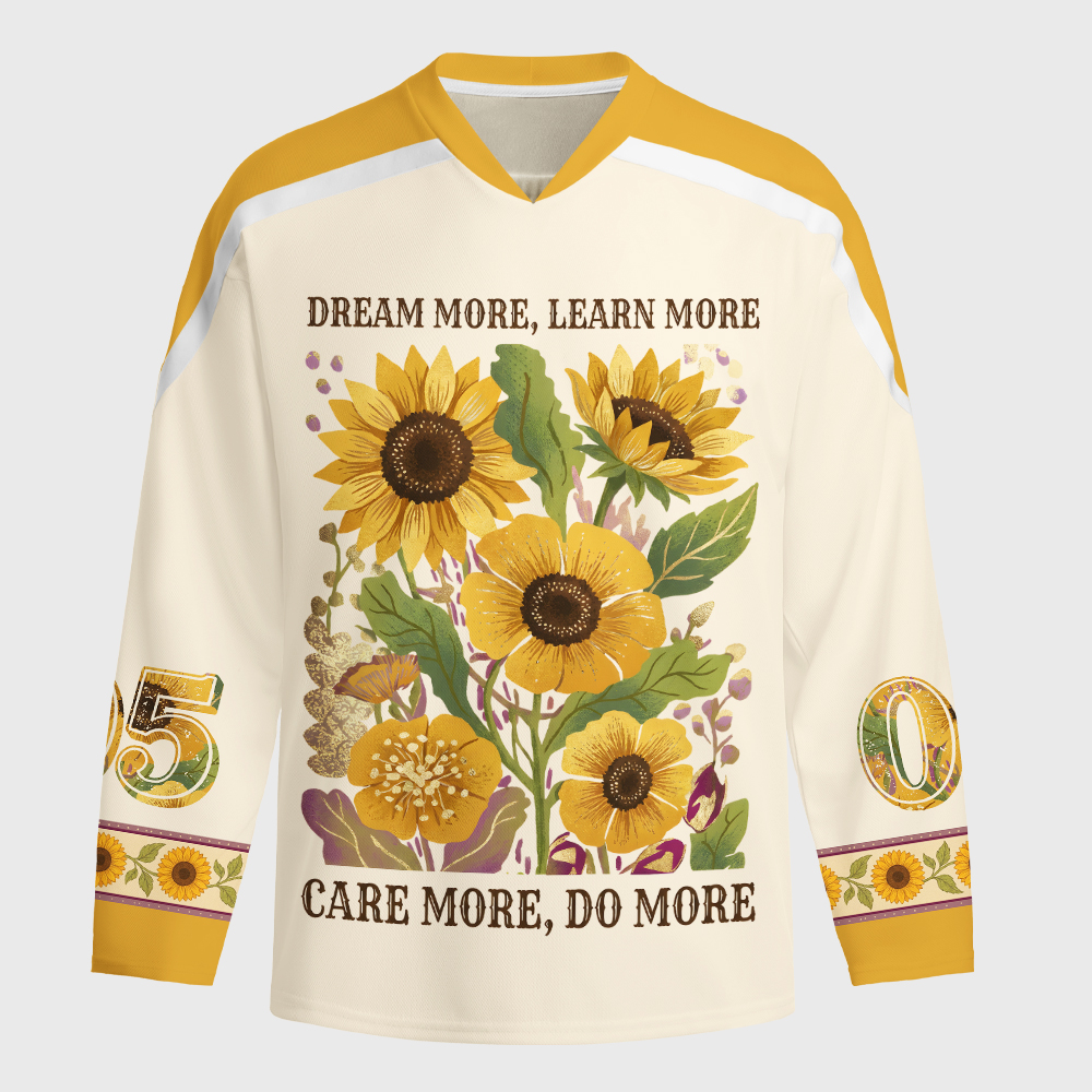 Tokyo-Tiger Bloom Forward Long-Sleeve Hockey Jersey