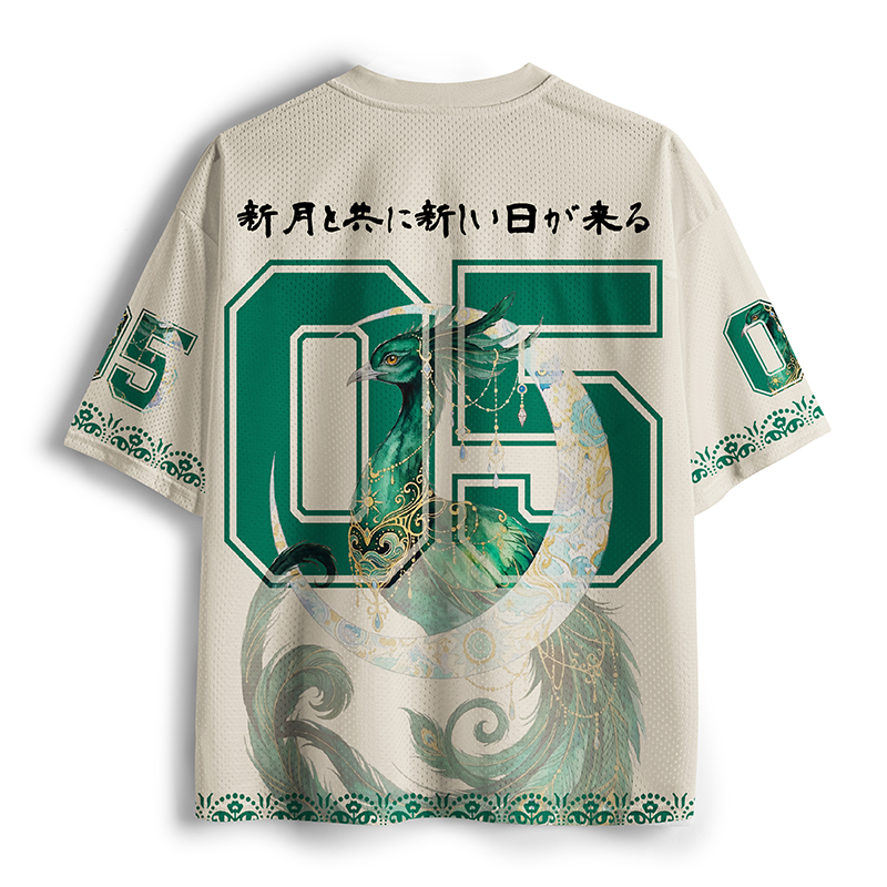 Tokyo-Tiger Light Of The Moonlit Phoenix Mesh Jersey