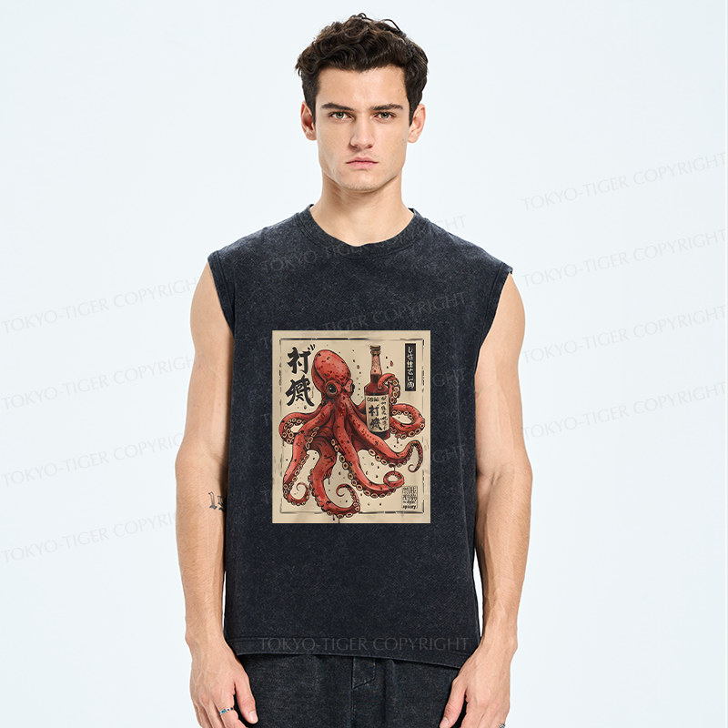 Tokyo-Tiger Osaka Saké Octopus Washed Tank