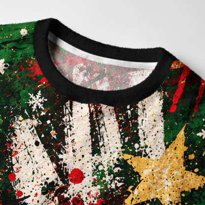 Tokyo-Tiger Capybara Christmas Fun Fuzzy Christmas Ugly Sweatshirt