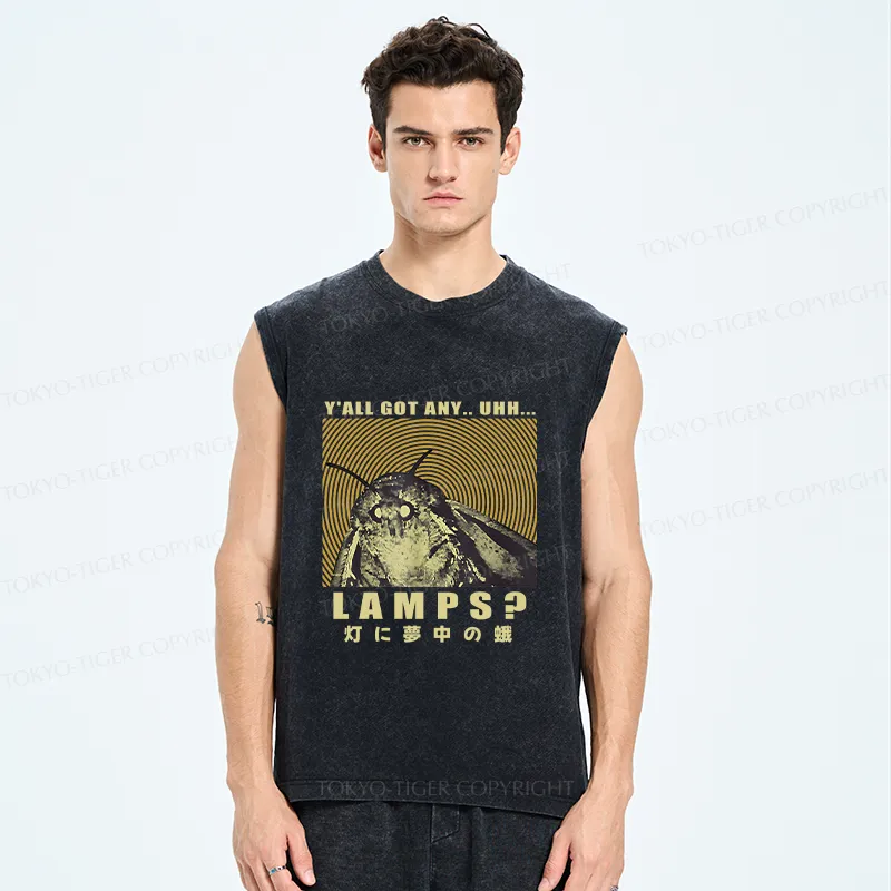 Tokyo-Tiger Moth Obsessed With The Light Washed Tank