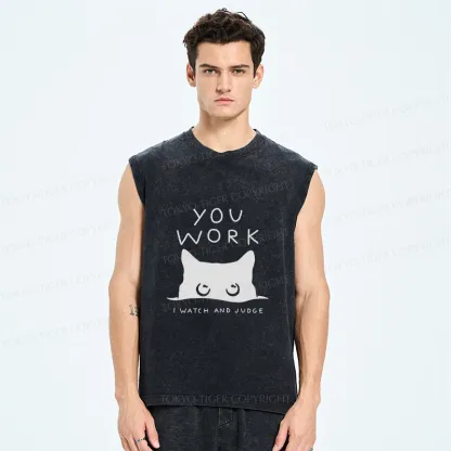 Tokyo-Tiger A Cat That Spies Washed Tank