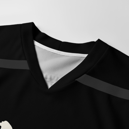 Tokyo-Tiger Ink Art Challenge Kanji Long-Sleeve Hockey Jersey