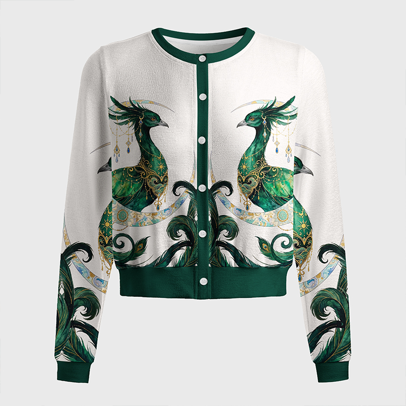 Tokyo-Tiger Light Of The Moonlit Phoenix Women's Lightweight Cardigan