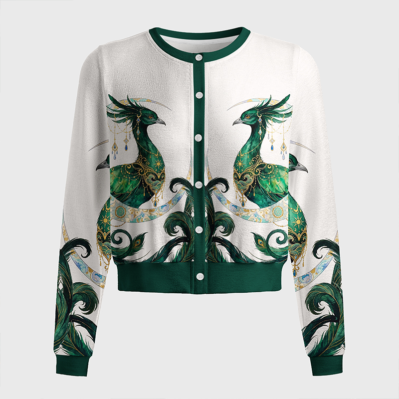 Tokyo-Tiger Light Of The Moonlit Phoenix Women's Lightweight Cardigan