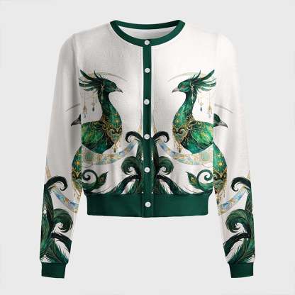 Tokyo-Tiger Light Of The Moonlit Phoenix Women's Lightweight Cardigan