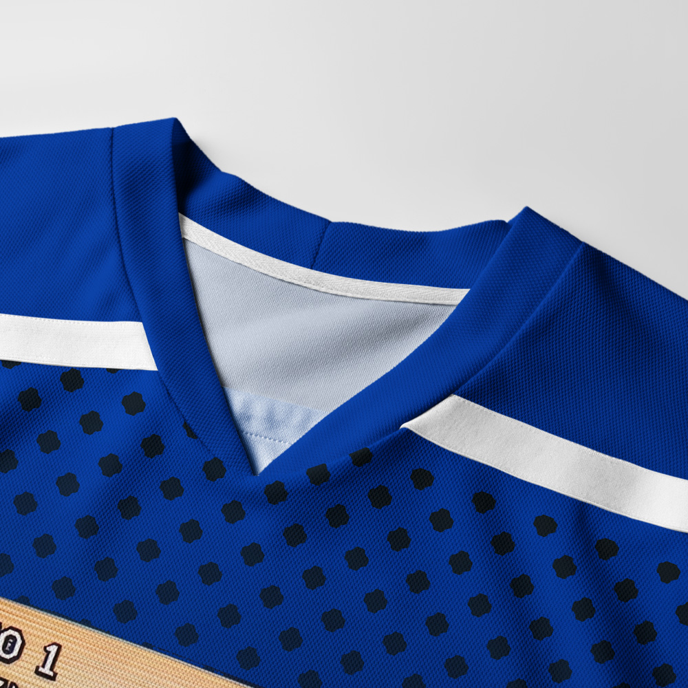 Tokyo-Tiger Pixel Wave Long-Sleeve Hockey Jersey