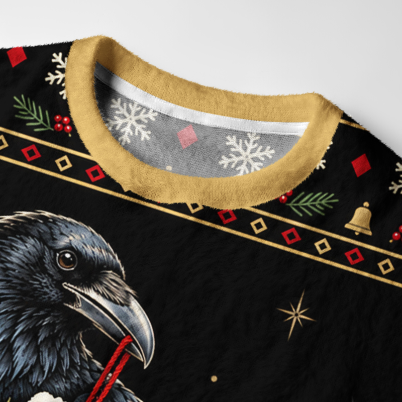Tokyo-Tiger Crows Bring Christmas Bells Christmas Ugly Sweatshirt
