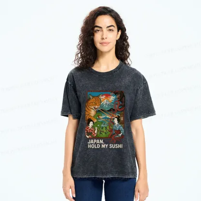 Tokyo-Tiger Monster War Washed T-Shirt